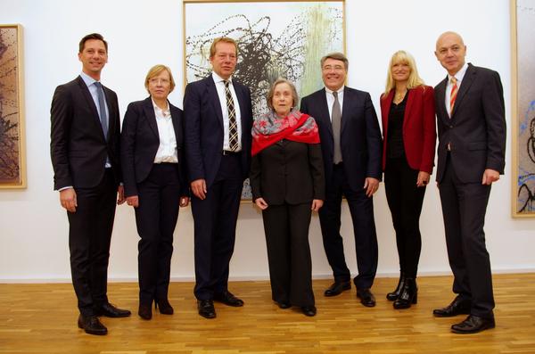 Vertragsunterzeichnung: Erh�hung Stiftungskapital Peter-Paul-Rubens-Stiftung