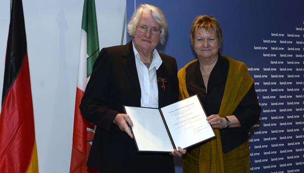 Verleihung Verdienstorden Ulrike von B�nau