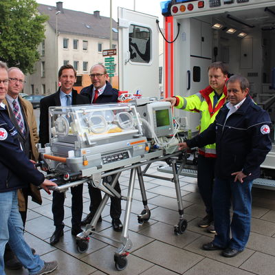 Fahrzeug�bergabe Rettungsdienst Oktober 2016