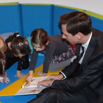 Vorlesetag im katholischen Kindergarten St. Peter und Paul in Siegen.