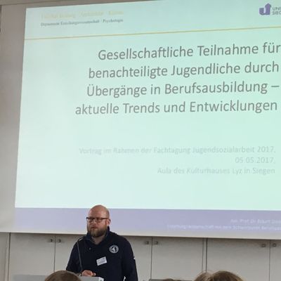 Fachtag Jugendsozialarbeit, Jun.-Prof. Dr. Eckart Diezemann, Uni Siegen