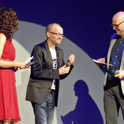 Als n�chster Gast kam Musiker und Produzent Dieter Falk...