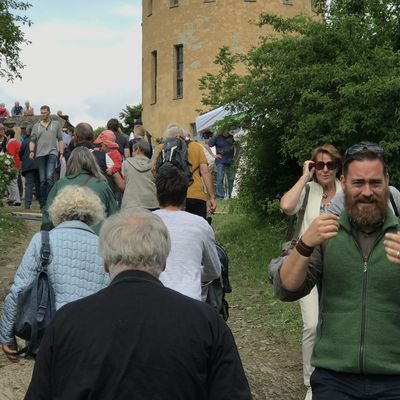 Impressionen vom "Historischen Markt" in und um die Ginsburg