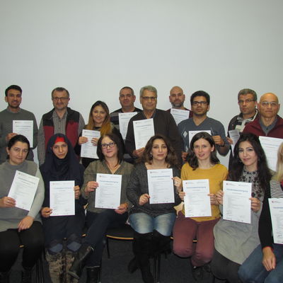 Gruppenfoto interkulturelles Basistraining Dolmescher 01.12.2017