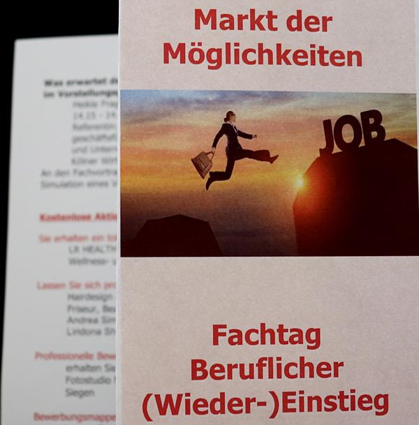 Einladungsflyer "Markt der M�glichkeiten"