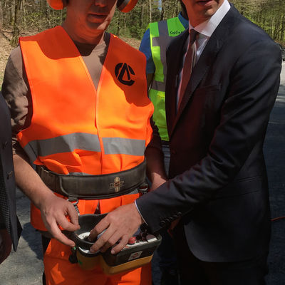 1. Spatenstich zum fl�chendeckenden Breitbandausbau in Siegen-Wittgenstein