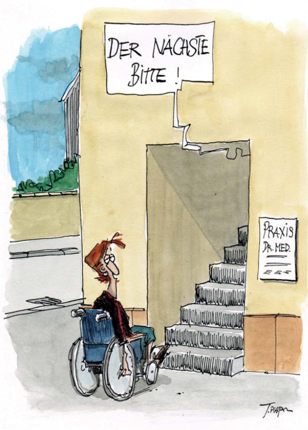 Postkarte Barrierefreiheit