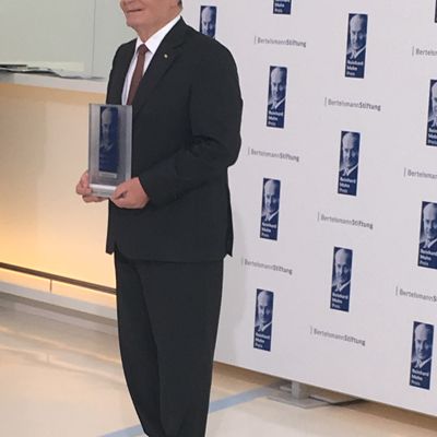 Preistr�ger Joachim Gauck, Bundespr�sident der BRD a.D.