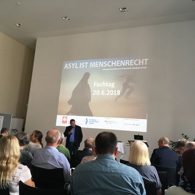 Begr��ung Fachtagung "Asyl ist Menschenrecht"