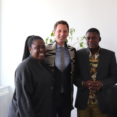 Besuch aus Ghana