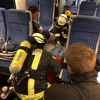 Katastrophenschutz�bung Leimstruth