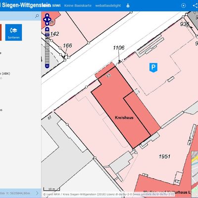 Geoportal Detailansicht