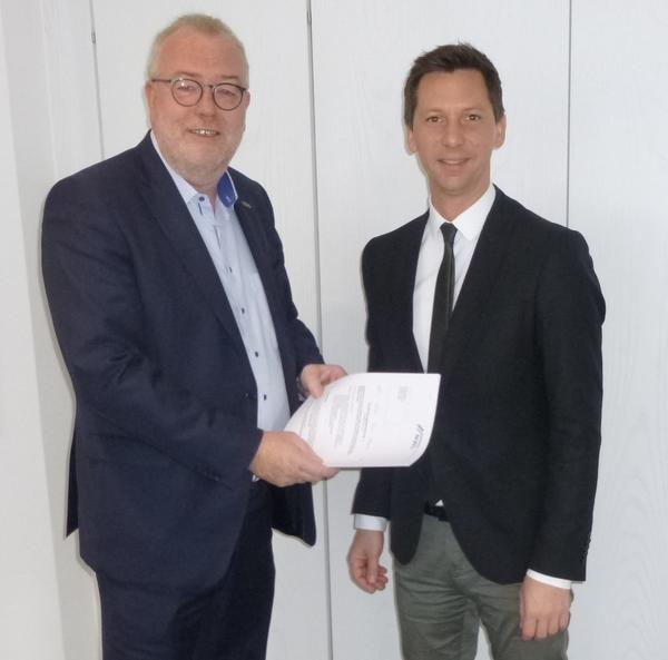 �bergabe Zunwendungsbescheide
