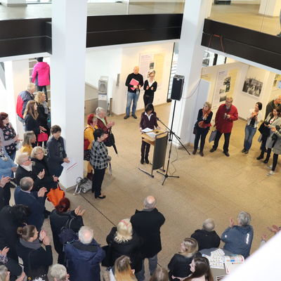 Ausstellung bis zum 22. M�rz im Foyer der Kreisverwaltung.