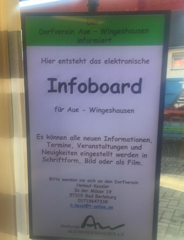 Infoboard Wingeshausen