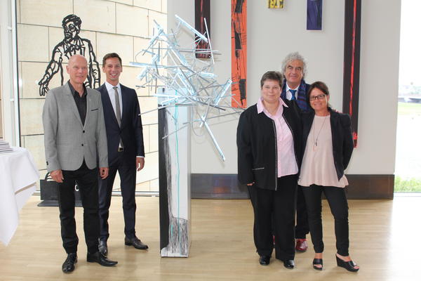 Ausstellungser�ffnung Lutz Dransfeld im Landtag