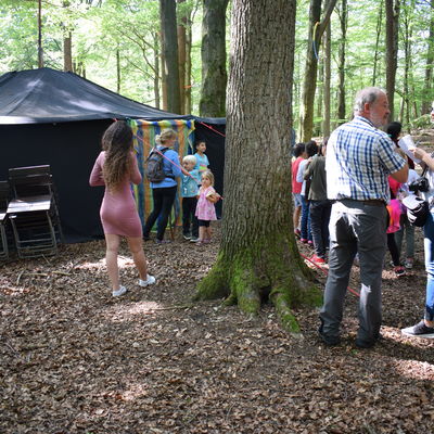 Die Bremer Stadtmusikanten im Rahmen der Weltgeschichtenwoche "Die Welt zu Gast im M�rchen" am 21.08.2019