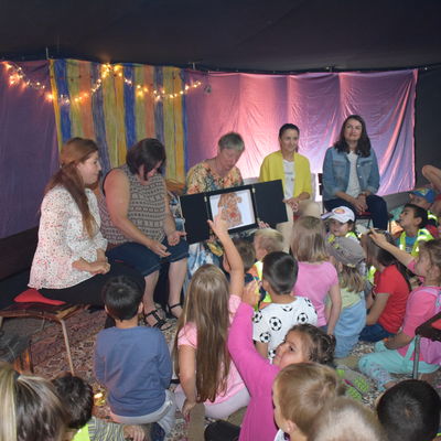 Die Bremer Stadtmusikanten im Rahmen der Weltgeschichtenwoche "Die Welt zu Gast im M�rchen" am 21.08.2019