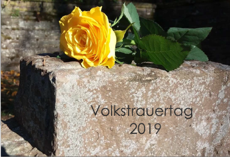 Volkstrauertag 2019