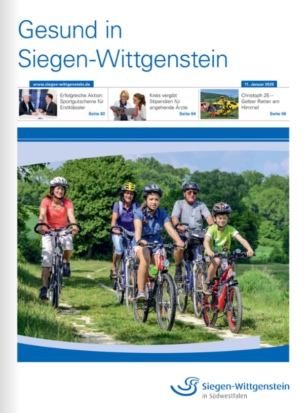 Die Brosch�re "Gesund in Siegen-Wittgenstein" wird an alle Haushalte des Kreises verteilt und ist auch online verf�gbar.
