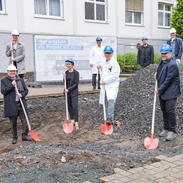 Spatenstich Kardiologie Kreisklinikum