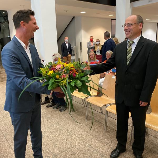 Landrat Andreas M�ller mit �ber 54 Prozent der Stimmen wiedergew�hlt