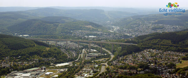 Siegen-Wittgenstein von oben