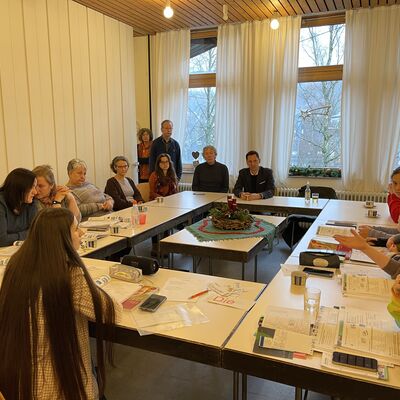 Eindr�cke vom Besuch des Landrats beim Dorfgemeinschaft B�rbach e.V.