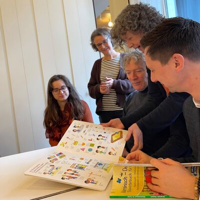 Eindr�cke vom Besuch des Landrats beim Dorfgemeinschaft B�rbach e.V.