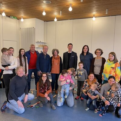 Eindr�cke vom Besuch des Landrats beim Dorfgemeinschaft B�rbach e.V.