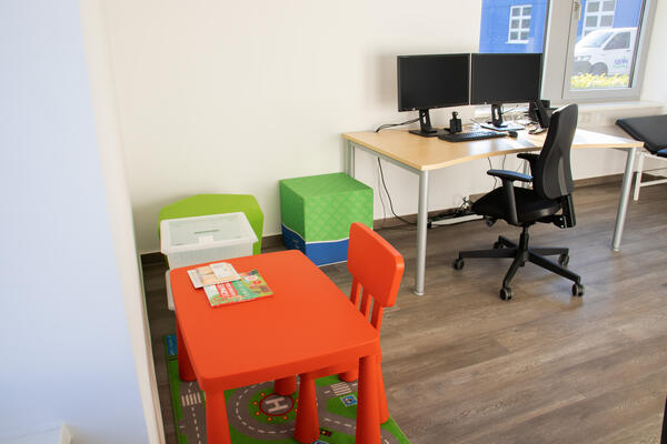 Das Eltern-Kind-B�ro der Firma Wilhelm Klein in Wilnsdorf.