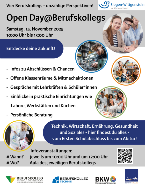 Open Day@Berufskollegs - 15. November 2025